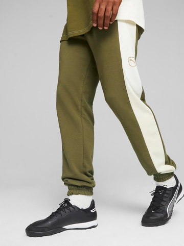 Puma Spodnie dresowe "King" w kolorze khaki
