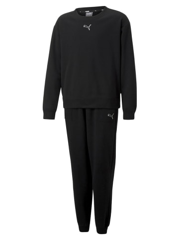 Puma 2-częściowy zestaw "Loungewear Suit" w kolorze czarnym