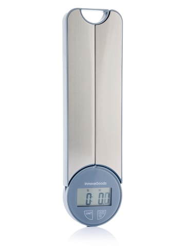 InnovaGoods Faltbare Küchenwaage in Silber/ Grau - (H)23,2 cm