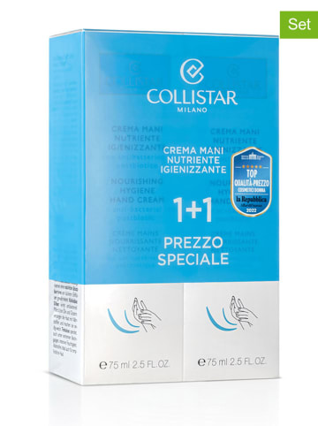 Collistar 2er-Set: Handcreme "Nutriente Igienizzante", je 75 ml