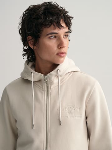 Gant Sweatjacke in Creme