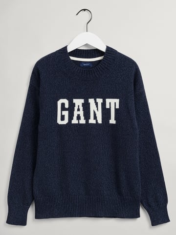 Gant Sweter w kolorze granatowym
