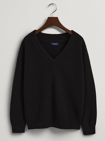 Gant Sweter w kolorze czarnym