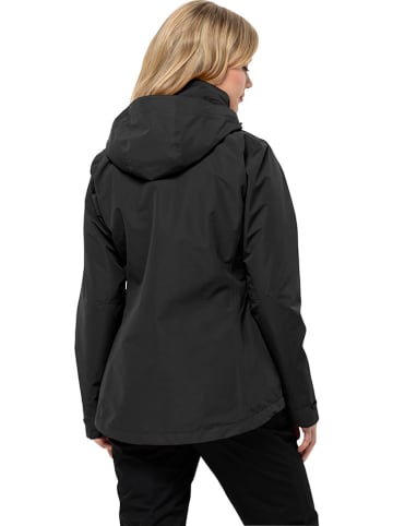 Jack Wolfskin 3in1-Funktionsjacke "Geisshorn" in Schwarz