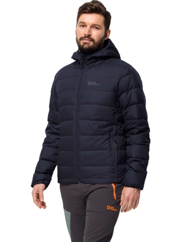 Jack Wolfskin Kurtka puchowa "Ather" w kolorze granatowym