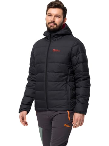 Jack Wolfskin Daunenjacke "Ather" in Schwarz