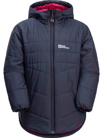 Jack Wolfskin Doorgestikte mantel "Solyd" donkerblauw