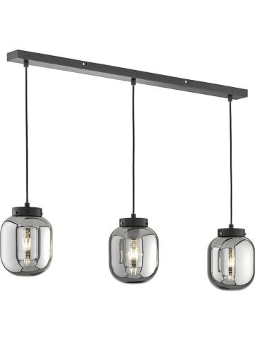 FISCHER & HONSEL Hanglamp "Regi" grijs - (B)96 x (H)140 cm