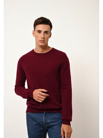 Just Cashmere Kaszmirowy sweter "Howard" w kolorze bordowym