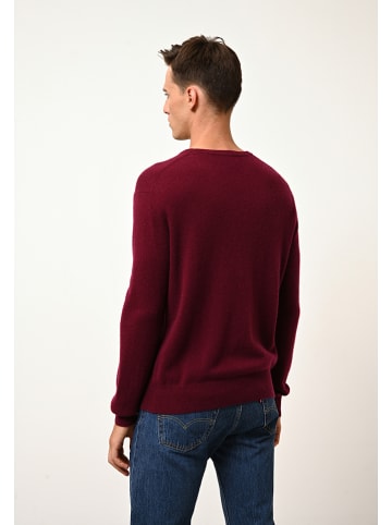 Just Cashmere Kaschmir-Pullover "Howard" in Bordeaux