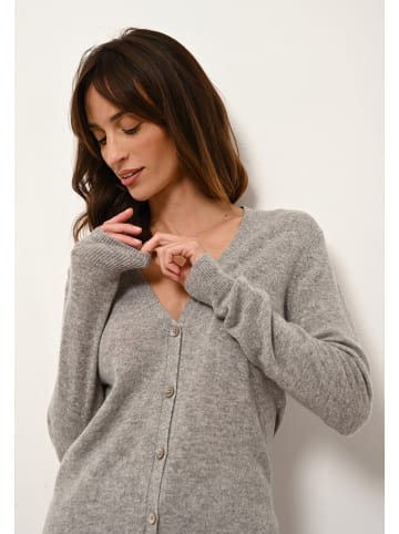 Just Cashmere Kasjmieren vest grijs