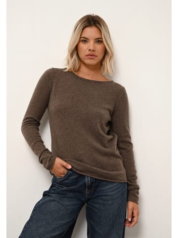 Just Cashmere Kaszmirowy sweter "Grace" w kolorze brązowym