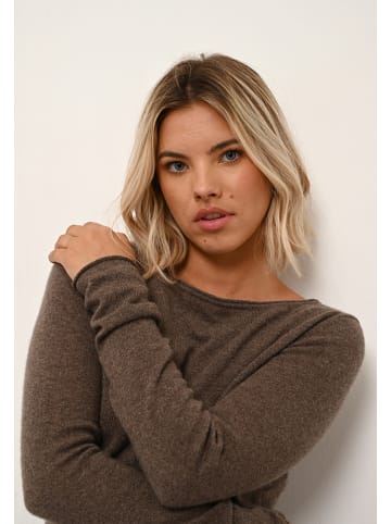 Just Cashmere Kasjmieren trui "Grace" bruin