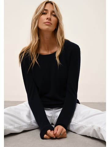 Just Cashmere Kaschmir-Pullover "Fiona" in Dunkelblau
