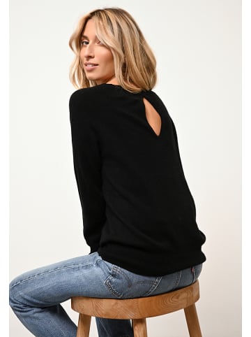 Just Cashmere Kaszmirowy sweter "Abigail" w kolorze czarnym