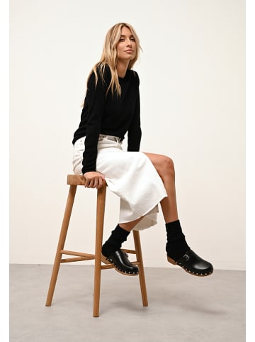Just Cashmere Kaszmirowy sweter "Vivian" w kolorze czarnym