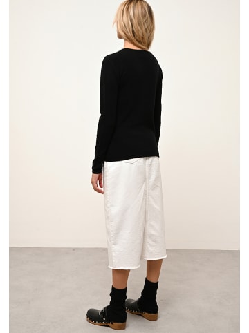 Just Cashmere Kaszmirowy sweter "Vivian" w kolorze czarnym
