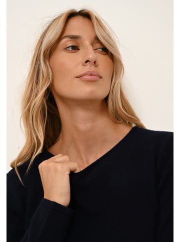Just Cashmere Kaschmir-Pullover "Vivian" in Dunkelblau