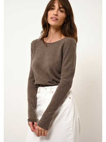 Just Cashmere Kaschmir-Pullover "Vivian" in Braun