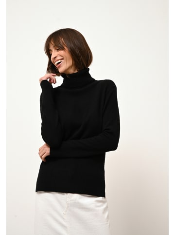 Just Cashmere Kaszmirowy sweter "Karen" w kolorze czarnym