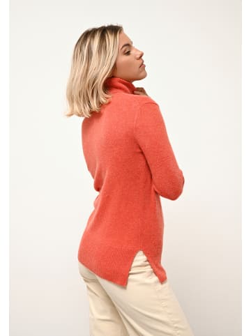 Just Cashmere Kaszmirowy golf "Lexie" w kolorze pomarańczowym