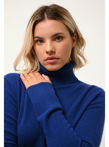 Just Cashmere Kaschmir-Rollkragenpullover "Lexie" in Blau