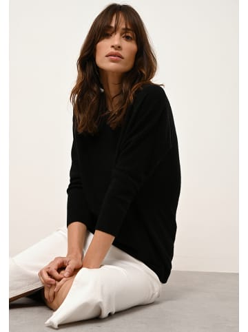 Just Cashmere Kaszmirowy sweter "Rebecca" w kolorze czarnym