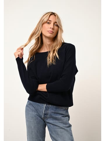 Just Cashmere Kaschmir-Pullover "Rebecca" in Dunkelblau