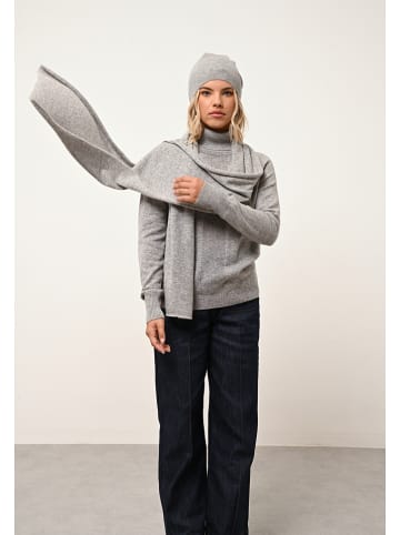 Just Cashmere Kaschmir-Schal "Spencer" in Grau - (L)200 x (B)30 cm