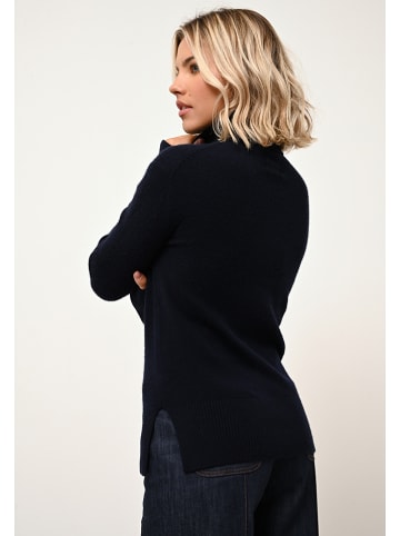 Just Cashmere Kaschmir-Rollkragenpullover "Lexie" in Dunkelblau