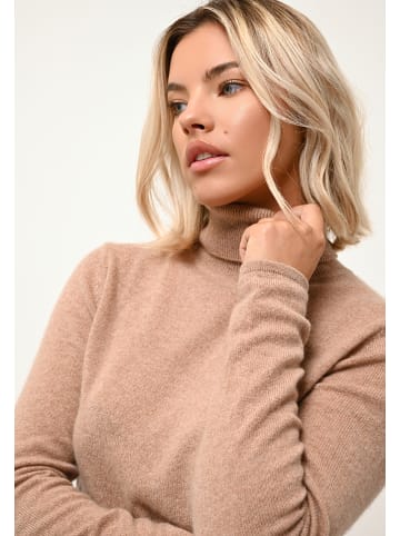 Just Cashmere Kaschmir-Rollkragenpullover "Ava" in Beige