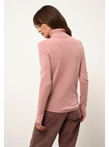Just Cashmere Kasjmieren coltrui "Ava" lichtroze