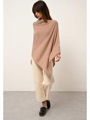 Just Cashmere Kaschmir-Poncho "Meredith" in Beige
