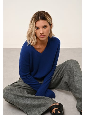 Just Cashmere Kaschmir-Pullover "Nora" in Blau