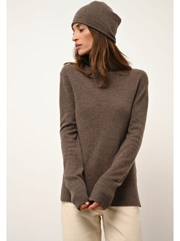 Just Cashmere Kaszmirowy sweter "Lexie" w kolorze brązowym