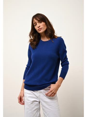Just Cashmere Kaszmirowy sweter "Janice" w kolorze niebieskim
