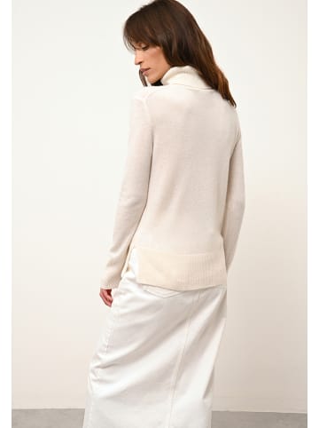 Just Cashmere Kaszmirowy sweter "Lexie" w kolorze białym