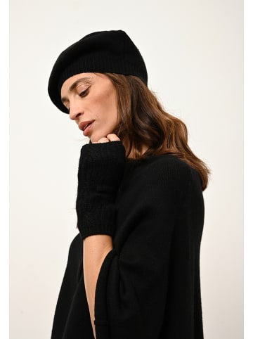 Just Cashmere Kasjmieren armstulpen "Bale" zwart