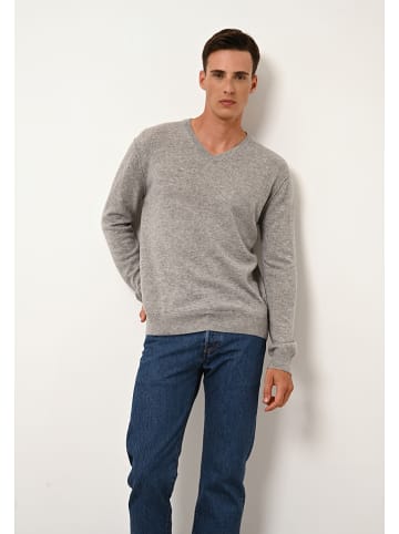 Just Cashmere Kaszmirowy sweter "Tom" w kolorze szarym