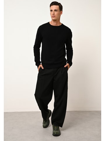 Just Cashmere Kaszmirowy sweter "Noe" w kolorze czarnym