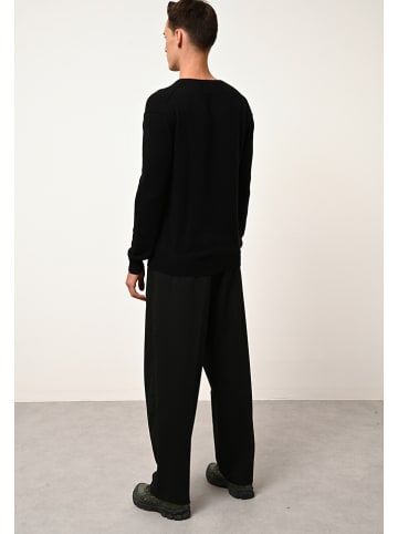 Just Cashmere Kaszmirowy sweter "Noe" w kolorze czarnym