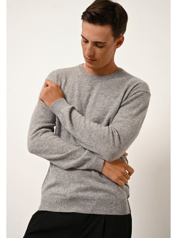 Just Cashmere Kaszmirowy sweter "Noe" w kolorze szarym