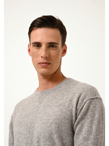 Just Cashmere Kaszmirowy sweter "Noe" w kolorze szarym
