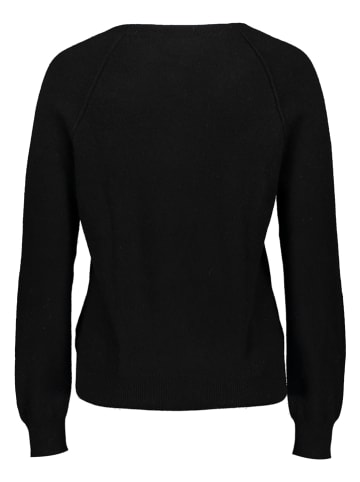 Just Cashmere Kasjmieren longsleeve "Glams" zwart