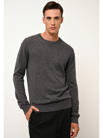 Just Cashmere Kaszmirowy sweter "Noe" w kolorze antracytowym