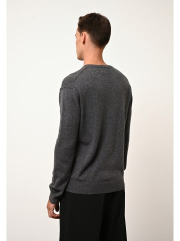 Just Cashmere Kaszmirowy sweter "Noe" w kolorze antracytowym