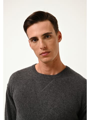 Just Cashmere Kasjmieren trui "Noe" antraciet