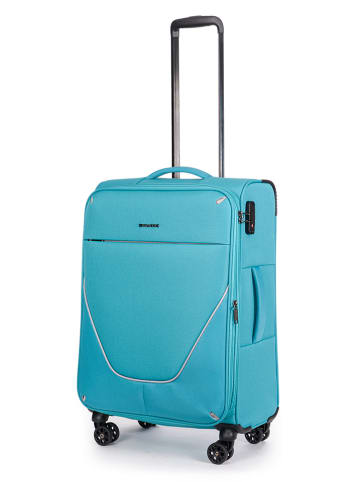 Stratic Softcase-Trolley in Hellblau - (B)42 x (H)65 x (T)26 cm