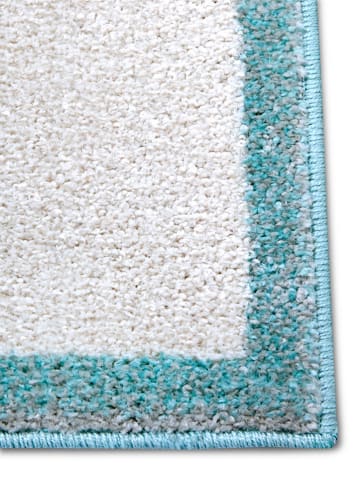 Hanse Home Laagpolig tapijt "Bouncy" wit/blauw