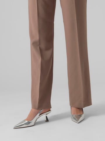 Vero Moda Spodnie w kolorze jasnobrązowym